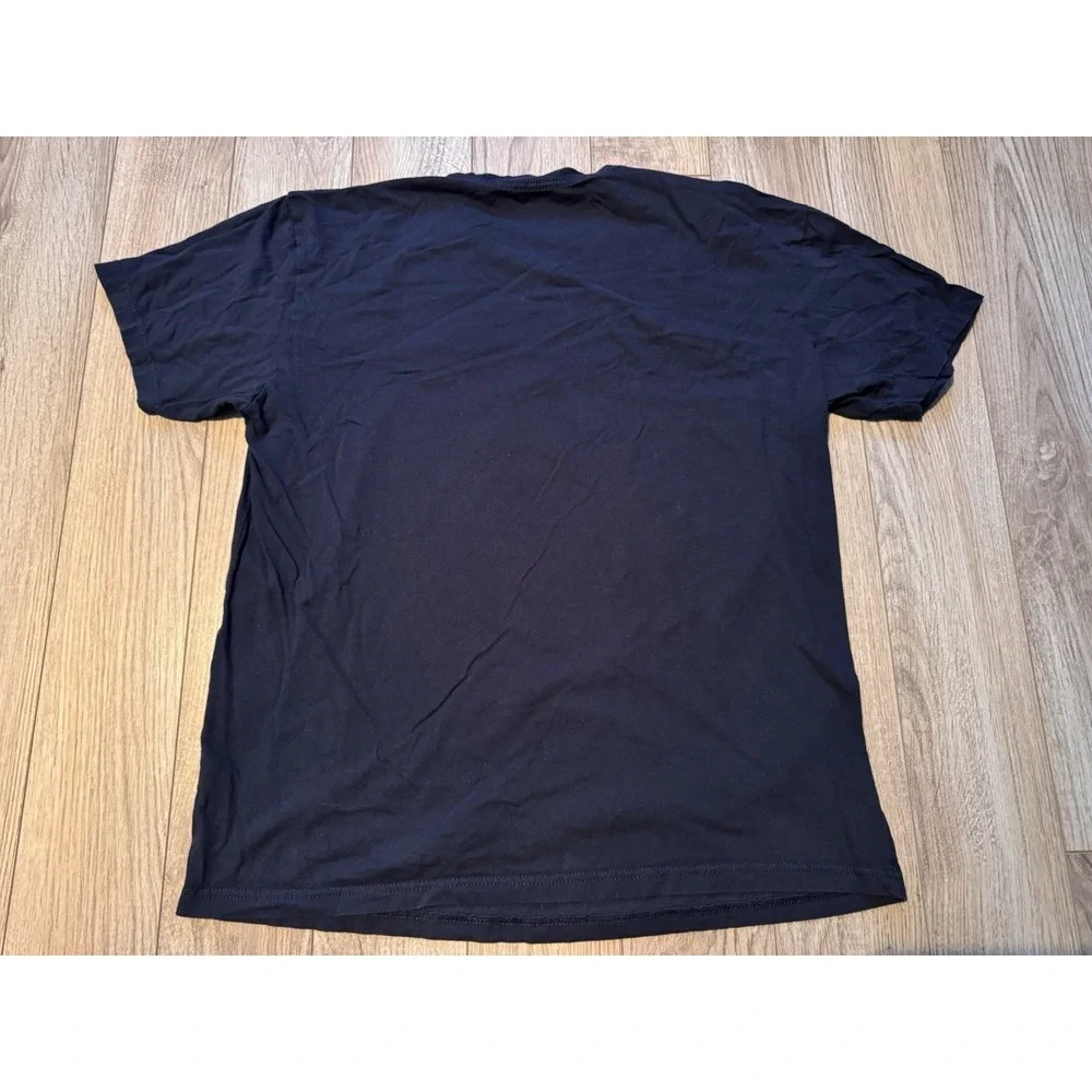 Banana Republic Mens Navy Blue‎ Mountain Graphic T-Shirt L Cotton Short Sleeve